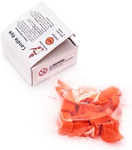 Orange Candle Wax Dye 2 oz - Candle Color Dye Blocks