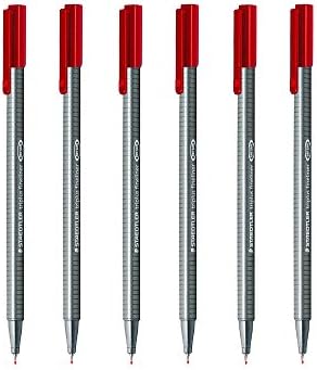 Staedtler Triplus Fineliner 0.3mm - Pack of Six (6 Red)