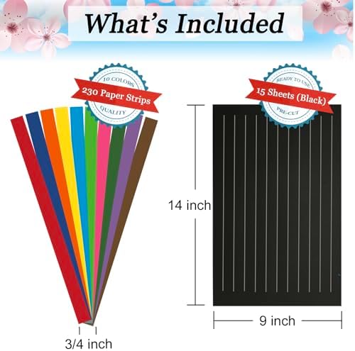 Origami Joy 15 Paper Weaving Project • Anxiety Relief PaperCraft • DIY Placemats with ¾-inch Paper Strips and 9x14-inch Mats • Beginner Learn to Weave • Arts & Craft Kits for Home and Classroom Decor