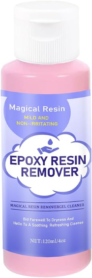 Hands Resin Remover Gel - All Natural Epoxy Resin Cleaner - Magical Cleanser for Artists - Epoxy Remover - Glue, Silicone, Paint & Glitter Soap- For Soft and Moisturized Skin