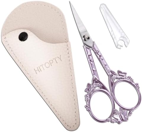 Small Precision Detail Scissors with Cover, Sharp Tip All Purpose