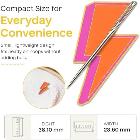 Aspen Lane Magnetic Needle Minder Needlepoint Accessory (Bolt Orange)