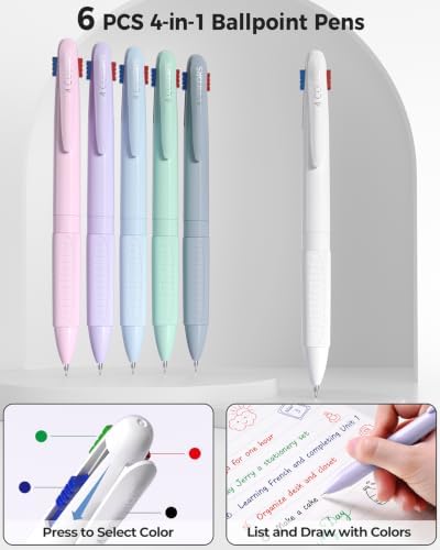 Four Candies 56 PCS Aesthetic School Supplies with Pencil Case (Grey)