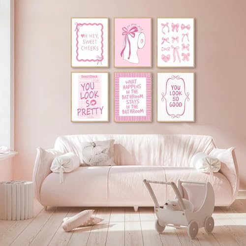 6pack pink bow Diamond Art Kits for Adult Diamond Painting Kit for Beginner