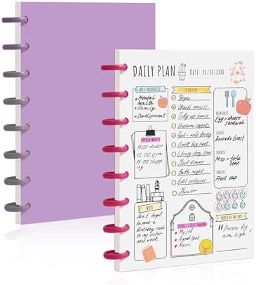 Blank Spiral Notebook For Women Blank Spiral Journal No Lines Blank Pape Notebook Spiral Sketchbook A5 Journal 160 Pages 5.6 × 8.2 Inch Unlined Journaling, Sketch book , Note Taking | Gift Artists for Drawing Office School Home (Pink+Purple)2PCS