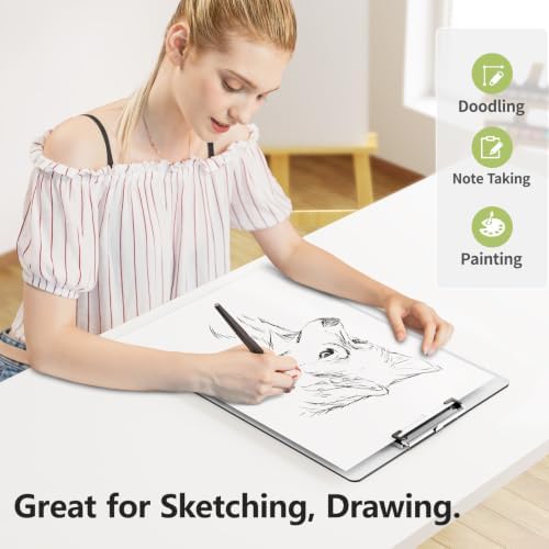 Extra Large Clipboard, 11 x 17 Clear Plastic Drawing Board