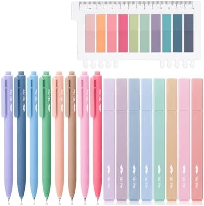 Mr. Pen- Aesthetic Highlighters and Gel Pens, 16 Pack