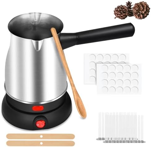 POLYHNIA Electric Candle Making Kit with Wax Melter