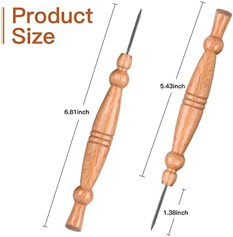 Stiletto & Pressing Tool, Precision Stiletto Handy for Getting Seams to Lay Correctly, Stiletto Quilting/Sewing Tool, Awl Tool for Sewing, Leather Hole Punch