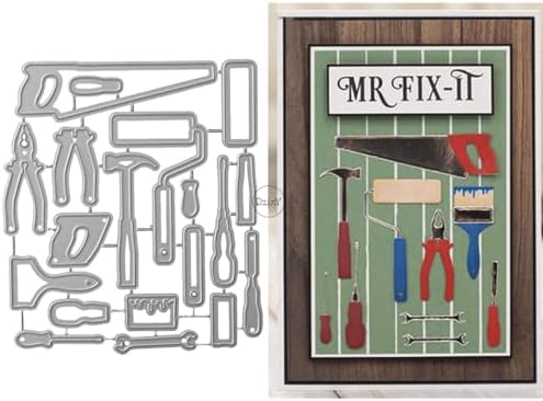 Home Tool Saw Wrench Metal Cutting Dies for Card Making
