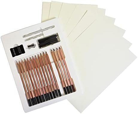 Daler Rowney Simply Sketching Pencils Technique Set, 40 Sketching Products, Ideal for Entry-Level Artists & Hobbyists