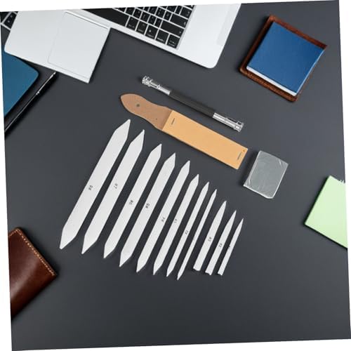 FRCOLOR 33pcs Art Blending Pencils Tools Set with Paper Stumps Sandpaper Pencil Sharpener Kneaded Eraser for Studio Work and Outdoor Sketching Comfortable Design for Hobbyists