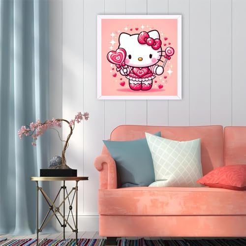JAKI Paint by Numbers kit for Adults-Cartoon Paint by Numbers kit for Kids,DIY Acrylic Oil Painting Adult Paint by Number Kits for Gift Home Wall Decor 16 x 16 incm