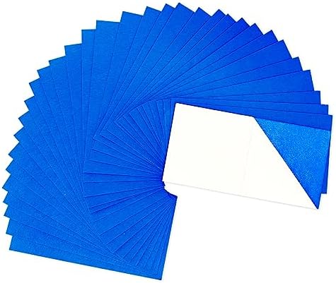 Jtnohx Self Adhesive Felt Sheets Adhesive Backed Felt Fabric Blue 4"x8"