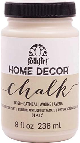 FolkArt Home Decor Chalk Furniture & Craft Paint in Assorted Colors, 8 ounce, Oatmeal