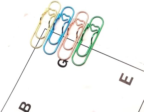 12 Pcs Cute Pen Holder Clips for Notebook, Paperclip Pen Holder