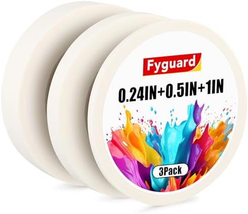 3 Rolls Artist Tape 0.24IN+0.5IN+1IN×164FT Watercolor Tape, Acid Free Artist Tape for Watercolor Paper Painting Masking Framing (0.24IN+0.5IN+1IN)