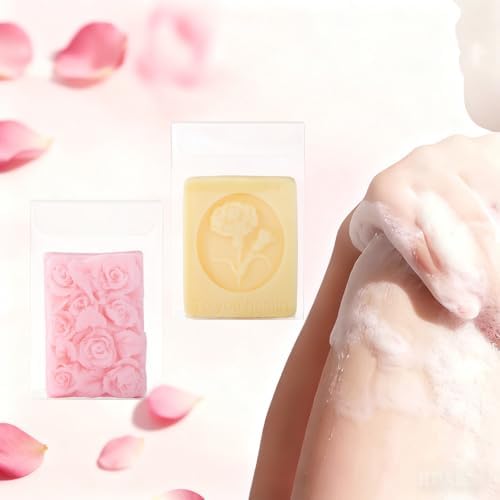 100PCS 3.5x2.36x1.2 Inch Clear Plastic Soap Boxes Packaging - Small Bakery Favor Boxes for Macarons, Cookies & Candies, Perfect for Homemade Soap Gifts, Wedding & Birthday Parties