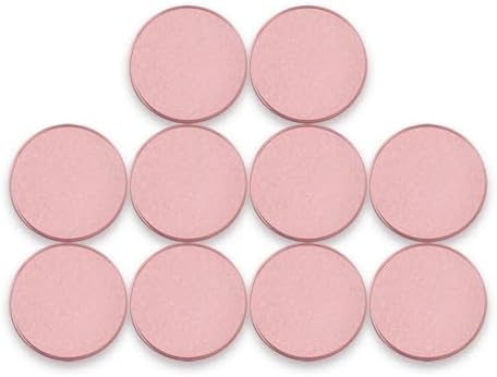 Blank Coins for Laser Engraving Blank Challenge Coins Bulk, Zinc Alloy Engraving Coin Blanks, Metal Stamping Blanks 40mm Diameter with Plastic case for DIY Crafts (Rose Gold/Pink-10pcs)