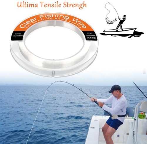 Fishing Line Wire Monofilament Clear Nylon String for Fishing Hanging Craft