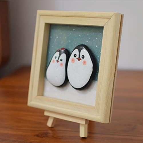 Tosnail 24 Pack 6" Small Art Easel Stand Tabletop Mini Wooden Display Stand Photo Holder Display Stand for Artist, Students, Adults, Kids Painting