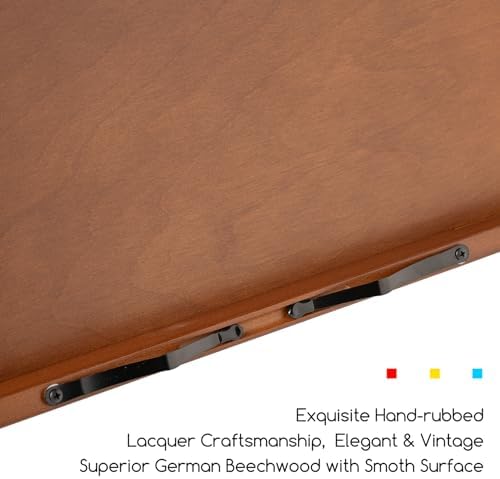MEEDEN PRO A3 Tabletop Easel: Solid Beechwood 2-in-1 Drawing Board Stand
