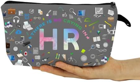 Funny Human Resource Print Small Cosmetic Bag