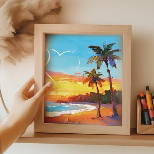 12Pcs Pre Drawn Canvas Boards to Paint for Adults, 8 X 10 Inch Party Supplies Favor for Adults Couples, Sip and Paint Date Night Activity, Valentine's Day Painting