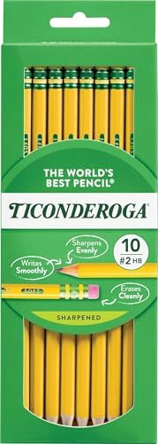 Ticonderoga Wood-Cased Pencils, Pre-Sharpened