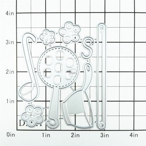 Kitchen Utensils Soup Spoons Metal Cutting Dies for Card Making