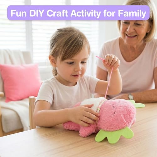 Avenir My First Sewing Kit Ages 6-8, Unicorn Stuffed Animal Craft Set