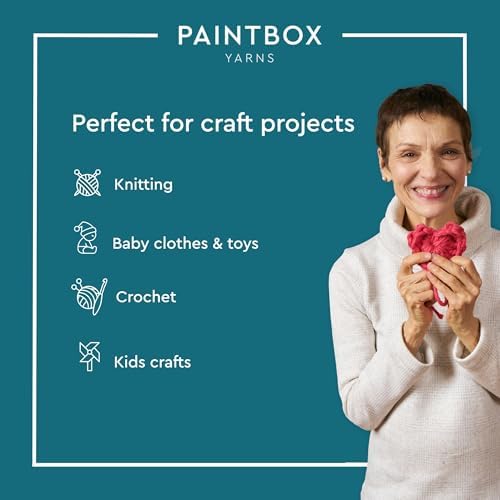 Paintbox Yarns 100% Cotton Aran Yarn 1.76oz / 50g, 93yds / 85m