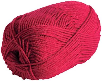 Knit Picks Brava Red Worsted Weight Smooth Acrylic Yarn for Crochet