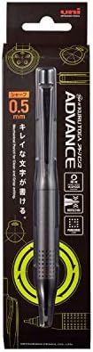 Uni Kurutoga Advance Upgrade Model 0.5mm Mechanical Pencil, Gun Metallic Body (M510301P.43), Black