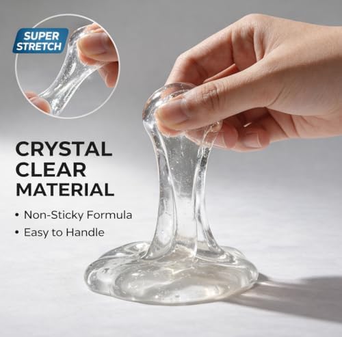 UV Clay Clear Polymer Resin for 3D Crafts, DIY Jewelry Making, Silicone Molds, UV Curing, Crystal Clear Casting, Miniature Art, and Handmade Resin Projects (8.8oz)
