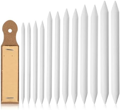 13 Pcs Blending Stumps for Drawing, Paper Blending Sticks Set