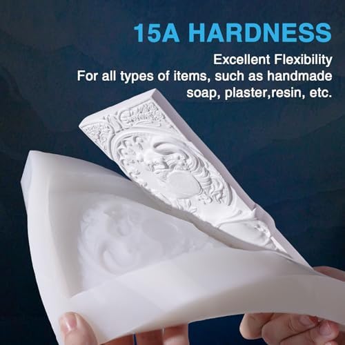 LET'S RESIN Silicone Mold Making Kit 15A, 22lbs Liquid Silicone Rubber