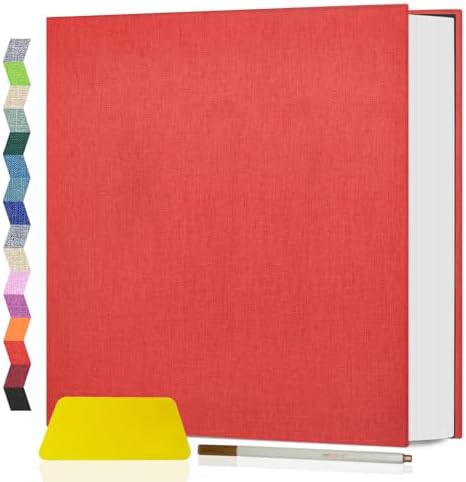 Popotop Photo Album Self Adhesive Scrapbook Album for 4x6 5x7 8x10 Pictures DIY Photo Book as Scrapbooking Supplies Kits, Birthday Gifts for Women Mom Wedding Baby Family Travel