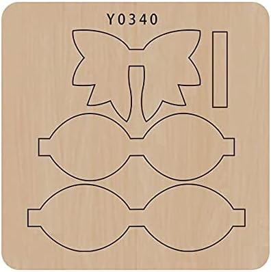 Bow Cut Die, Hair Bow Cut Die, Bowknot Template, Bow Making Die
