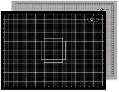 Altenew Crafter's Essential Cutting and Alignment Mat (22" x 15") Self-Healing, Reversible, Easy to Read Grid, Inches and Centimeters, Paper Alignment