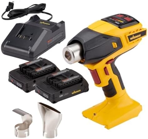 Wagner Spraytech FURNO 550 18V Cordless Heat Gun, 2 Batteries