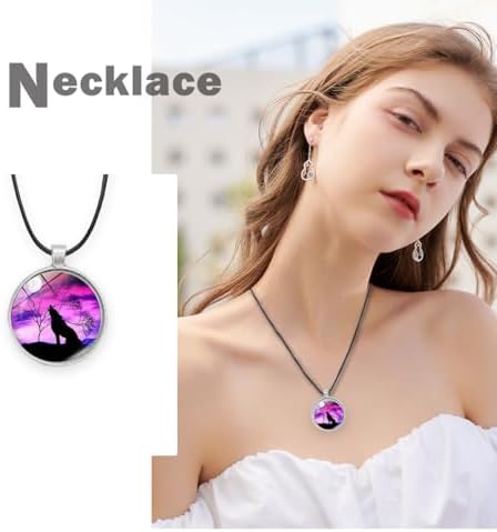 45pcs Pendant Trays Set with Cabochon Glass, Round