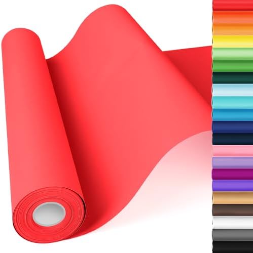 Red Christmas Wrapping Paper,15"x900" Art Craft Kraft Decorative Paper Roll