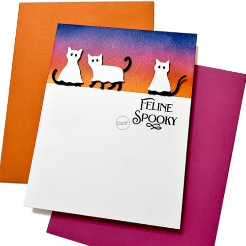 Halloween Animal Cats Metal Cutting Dies for Card Making