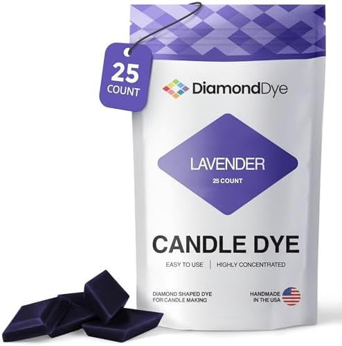 Lavender Candle Dye Chips, Soy & Paraffin Candle Making, 25 Pack