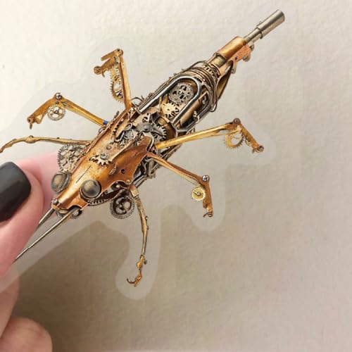 50Pcs Steampunk Insect PET Stickers Set