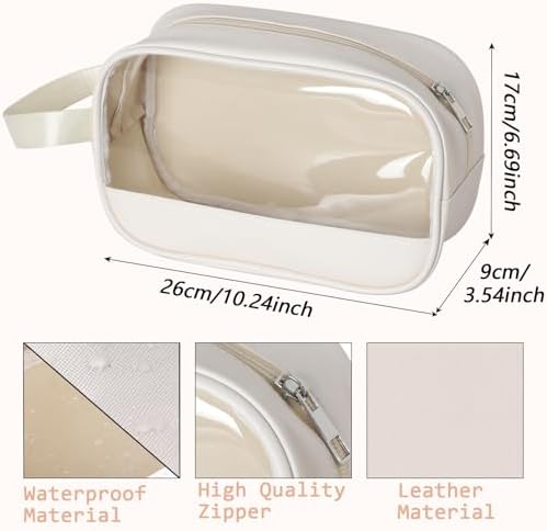 WCGXKO Funny Knitting Clear Makeup Bag Knitting Mom Gift Needle Worker Gift for Knitter (Knitting Cbag)