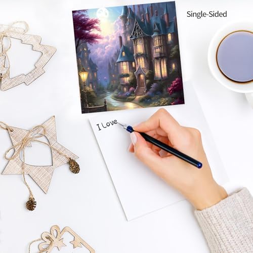 6x6" Cardstock Single Sided Scrapbooking,Craft Decorative Scrap Book Paper | 160gsm,24-Sheet 12Patterns Colored Paper,Junk Journal Supplies,Vivid Origami Papers DIY Craft Gift Wrapping Album.Midnight