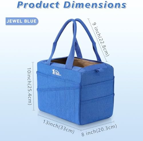 Art Craft Supply & Pottery Bag – 36 Pockets – Detachable Shoulder Strap - Handles – Removable Padded Divider - Washable – Tools, Knitting, Crochet, Yarn, Sewing, Scrapbooking, Clay, Tote