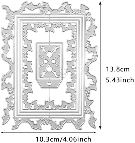 Halloween Bat Border Tags Metal Cutting Dies for Card Making
